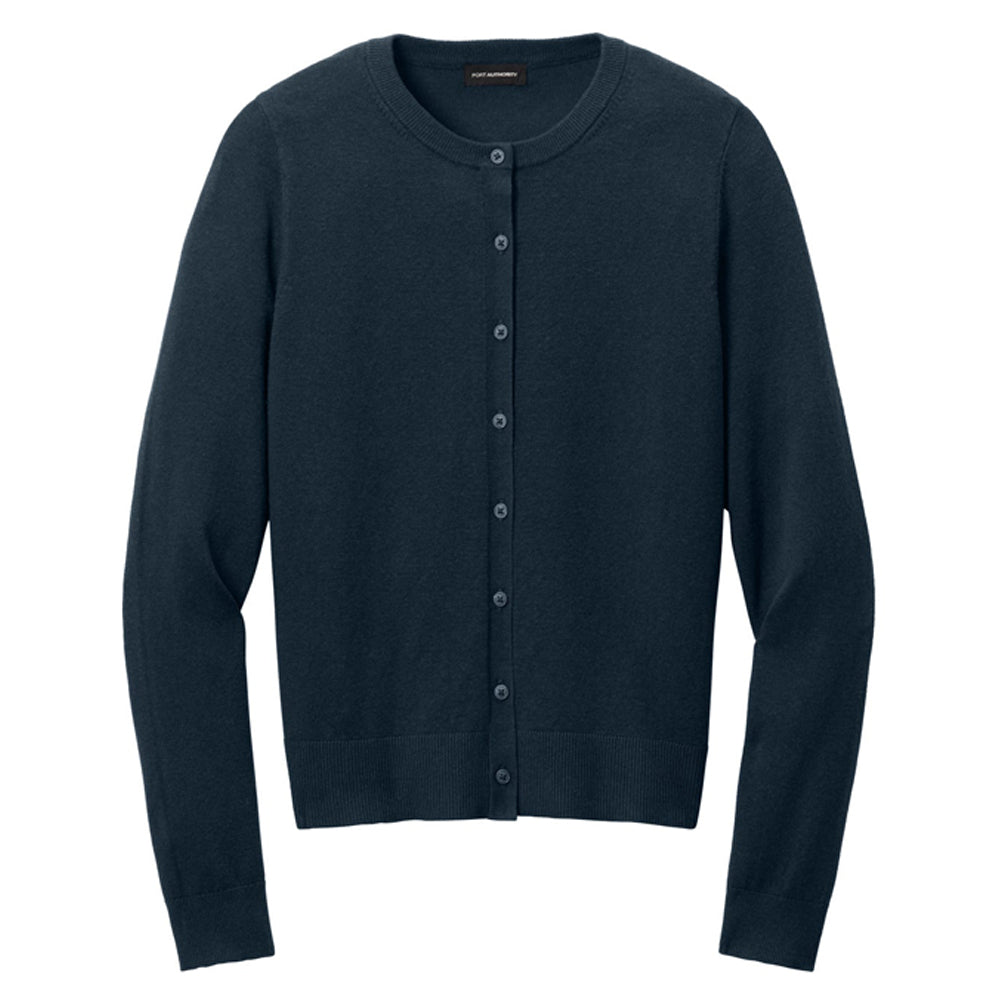 Port Authority Women's Easy Care Crewneck Cardigan Sweater