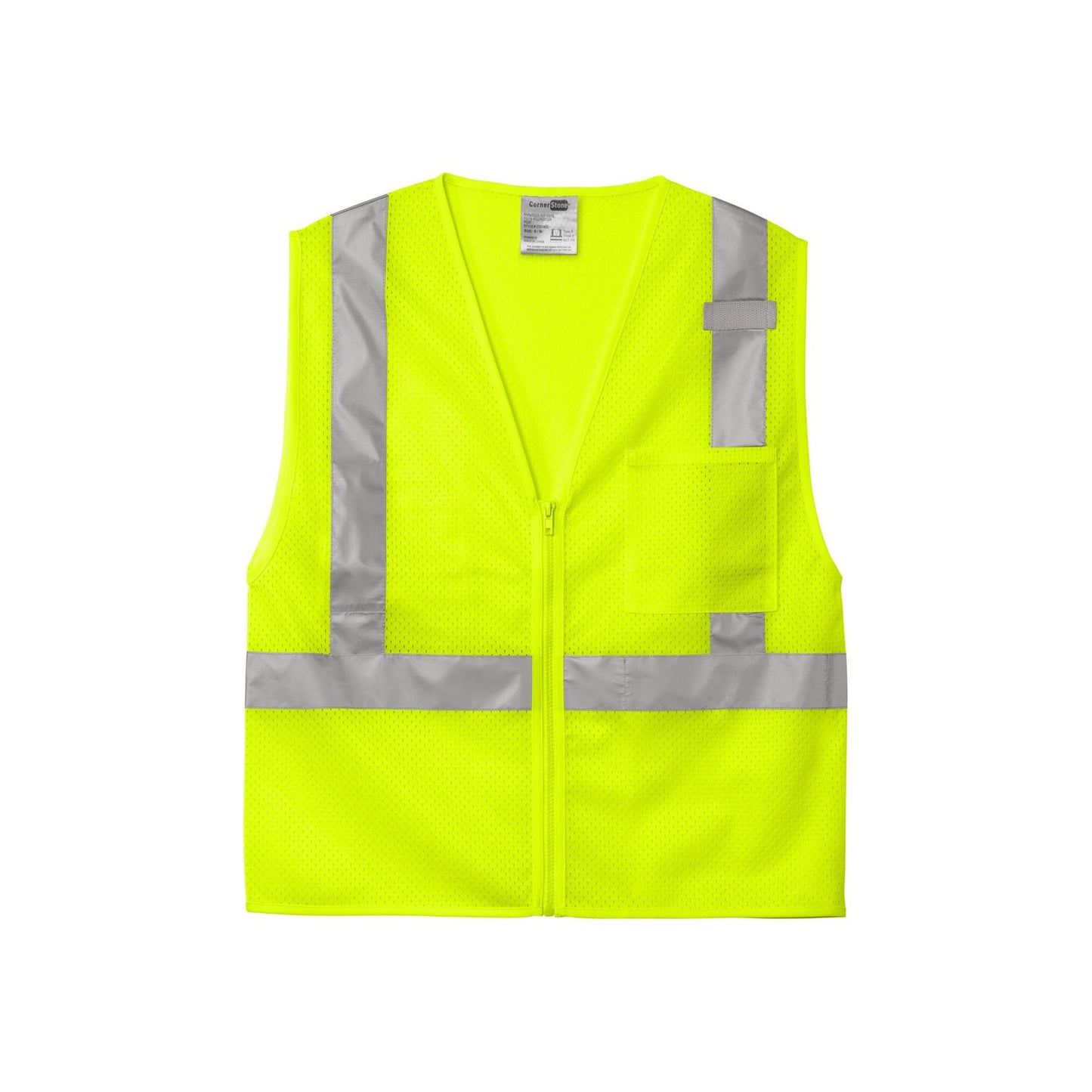 CornerStone ® ANSI 107 Class 2 Mesh Zippered Vest