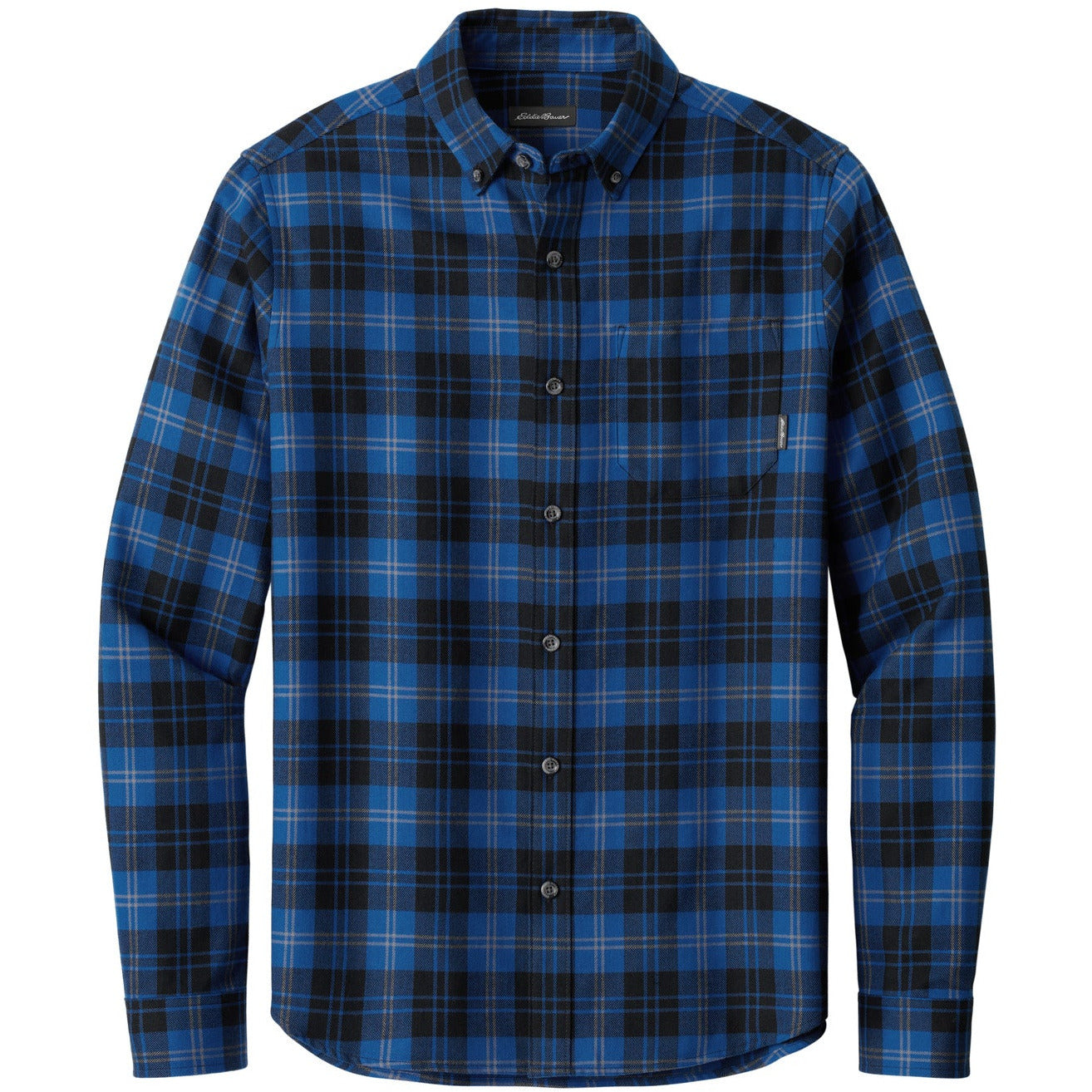 Eddie Bauer® Long Sleeve Favorite Flannel Plaid Shirt