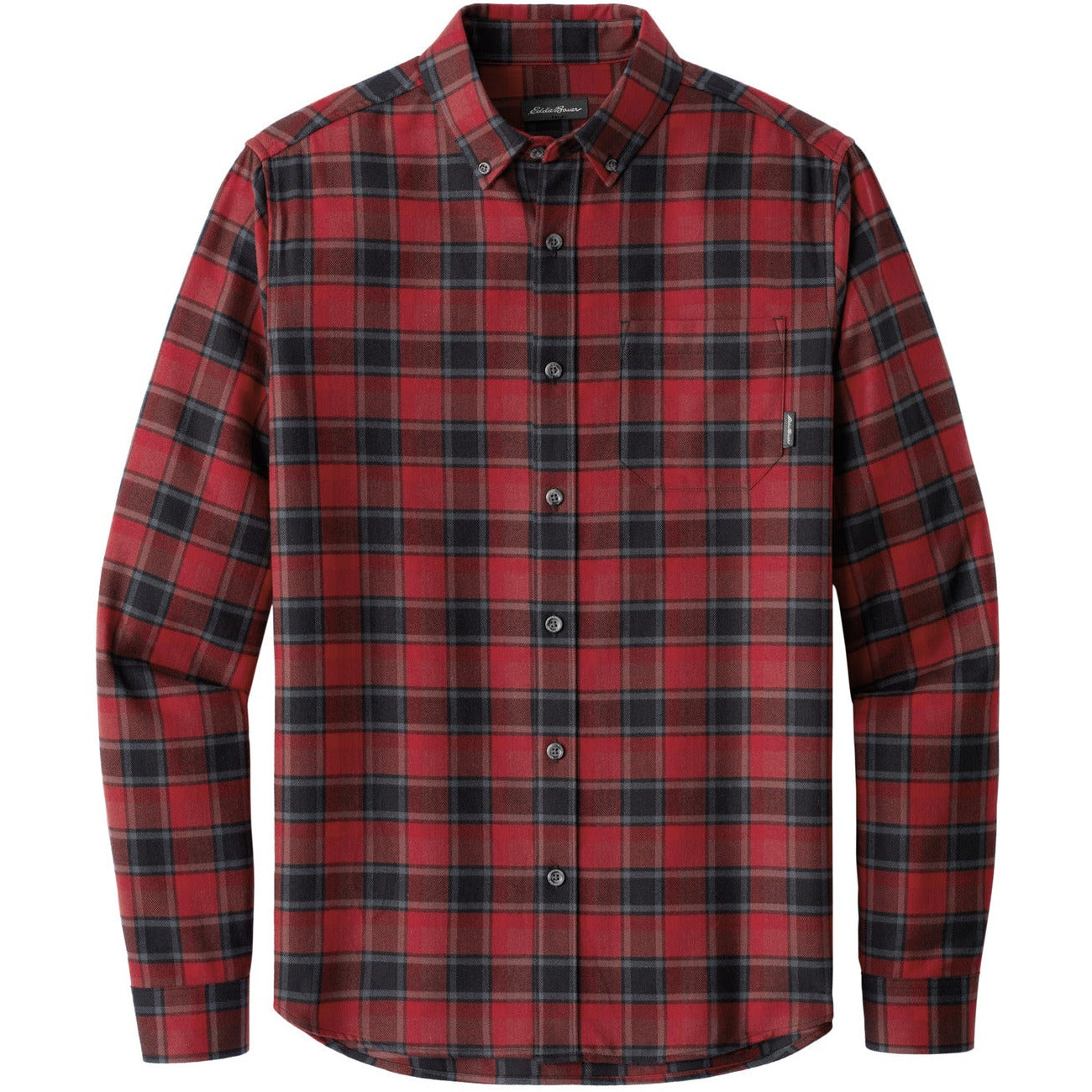 Eddie Bauer® Long Sleeve Favorite Flannel Plaid Shirt