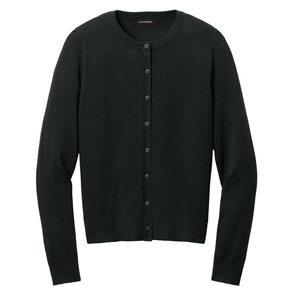 Port Authority Women's Easy Care Crewneck Cardigan Sweater
