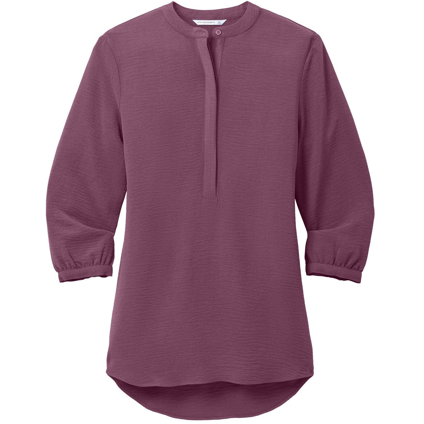 Port Authority® Women's 3/4-Sleeve Textured Crepe Tunic