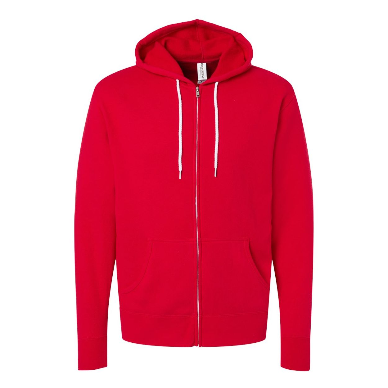 Lightweight Full-Zip Hooded Sweatshirt