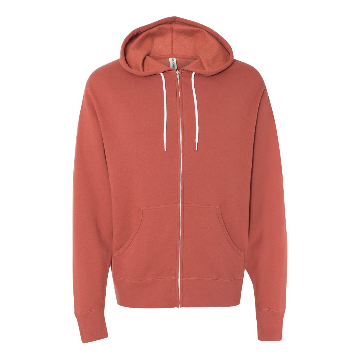 Lightweight Full-Zip Hooded Sweatshirt