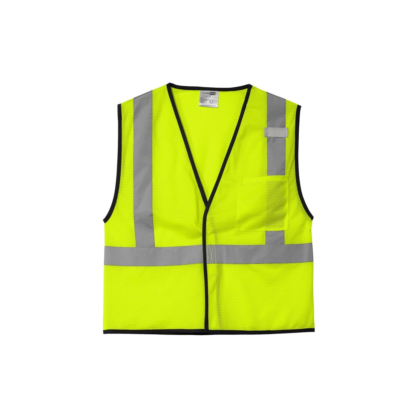 CornerStone ® ANSI 107 Class 2 Economy Mesh One-Pocket Vest