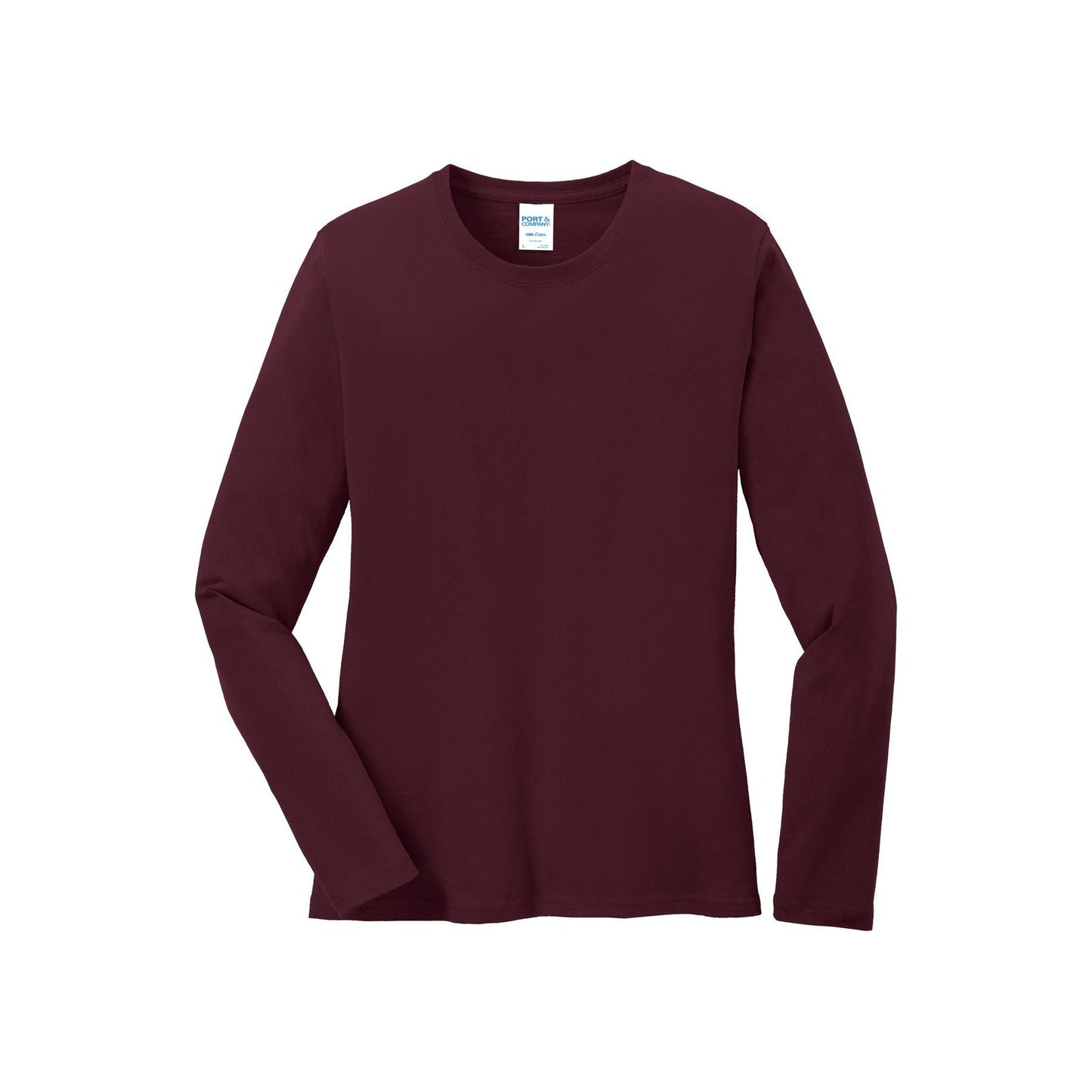 Port & Company® Ladies Long Sleeve Core Cotton Tee