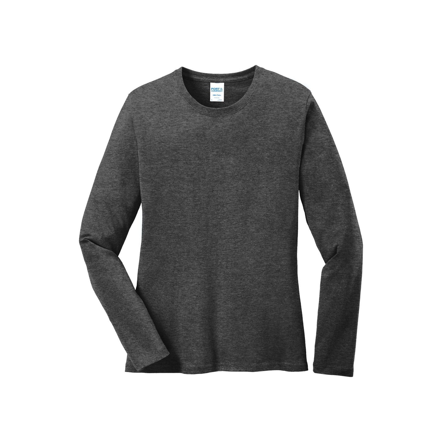 Port & Company® Ladies Long Sleeve Core Cotton Tee