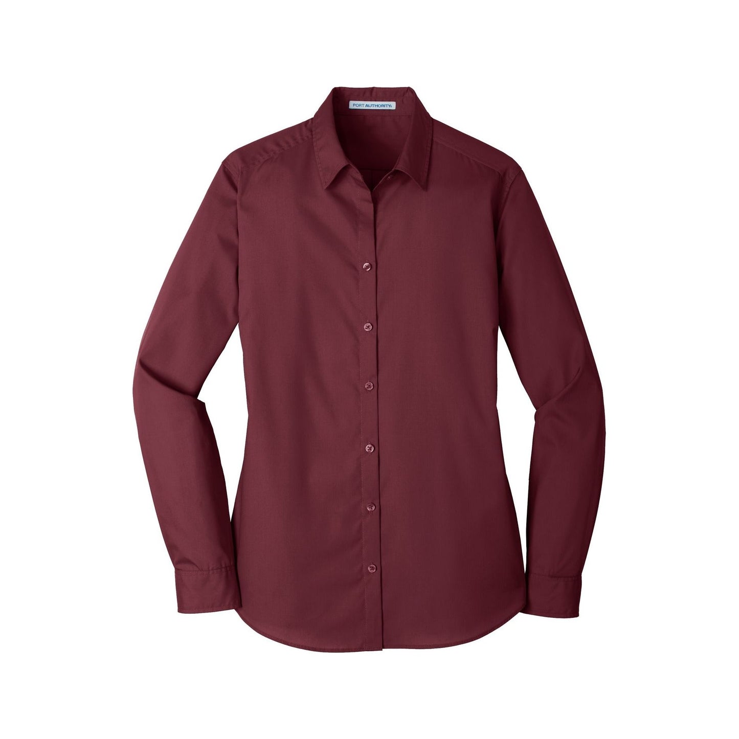 Port Authority® Ladies Long Sleeve Carefree Poplin Shirt