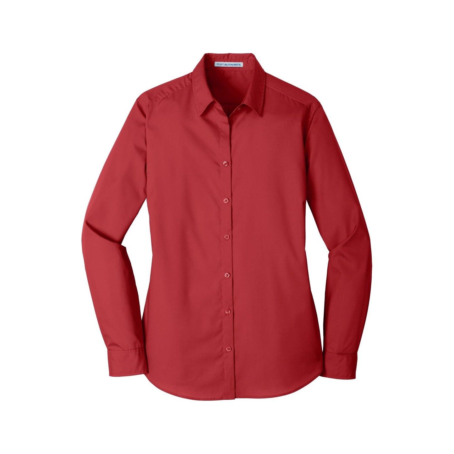 Port Authority® Ladies Long Sleeve Carefree Poplin Shirt