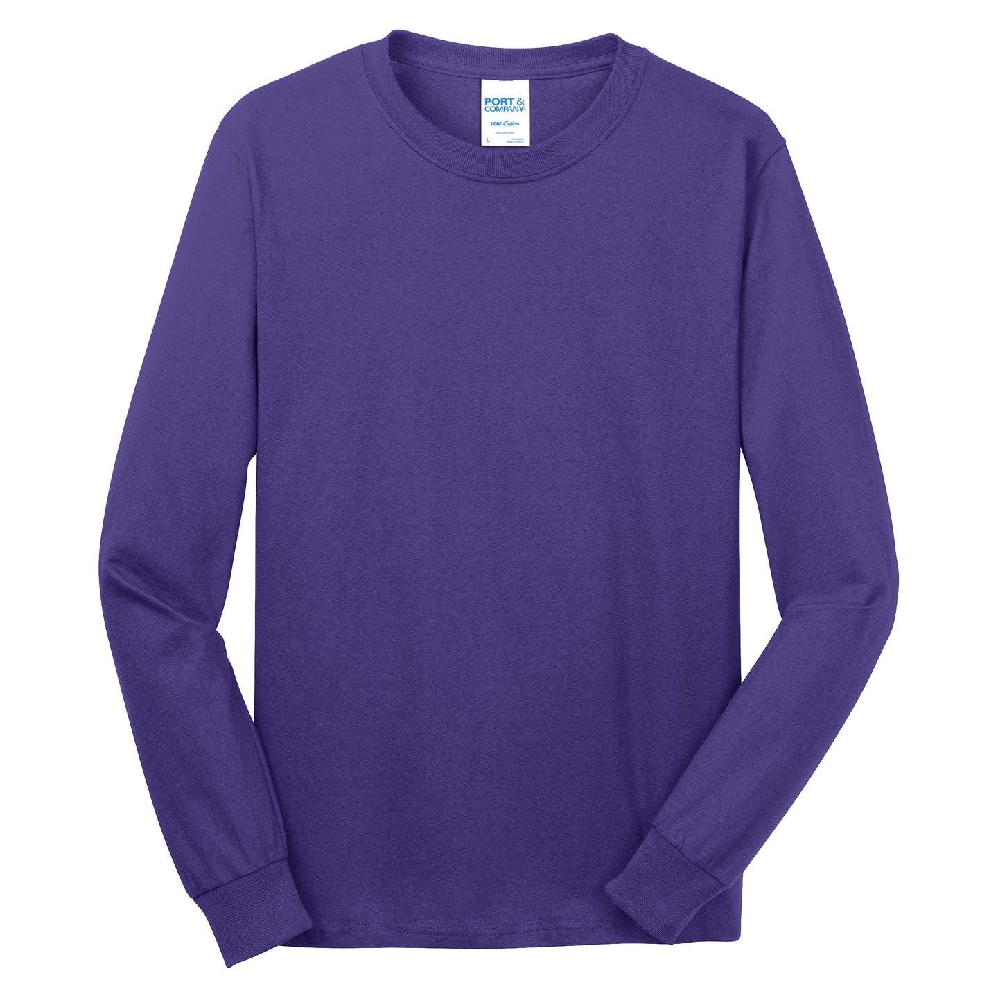 Port & Company® - Long Sleeve Core Cotton Tee