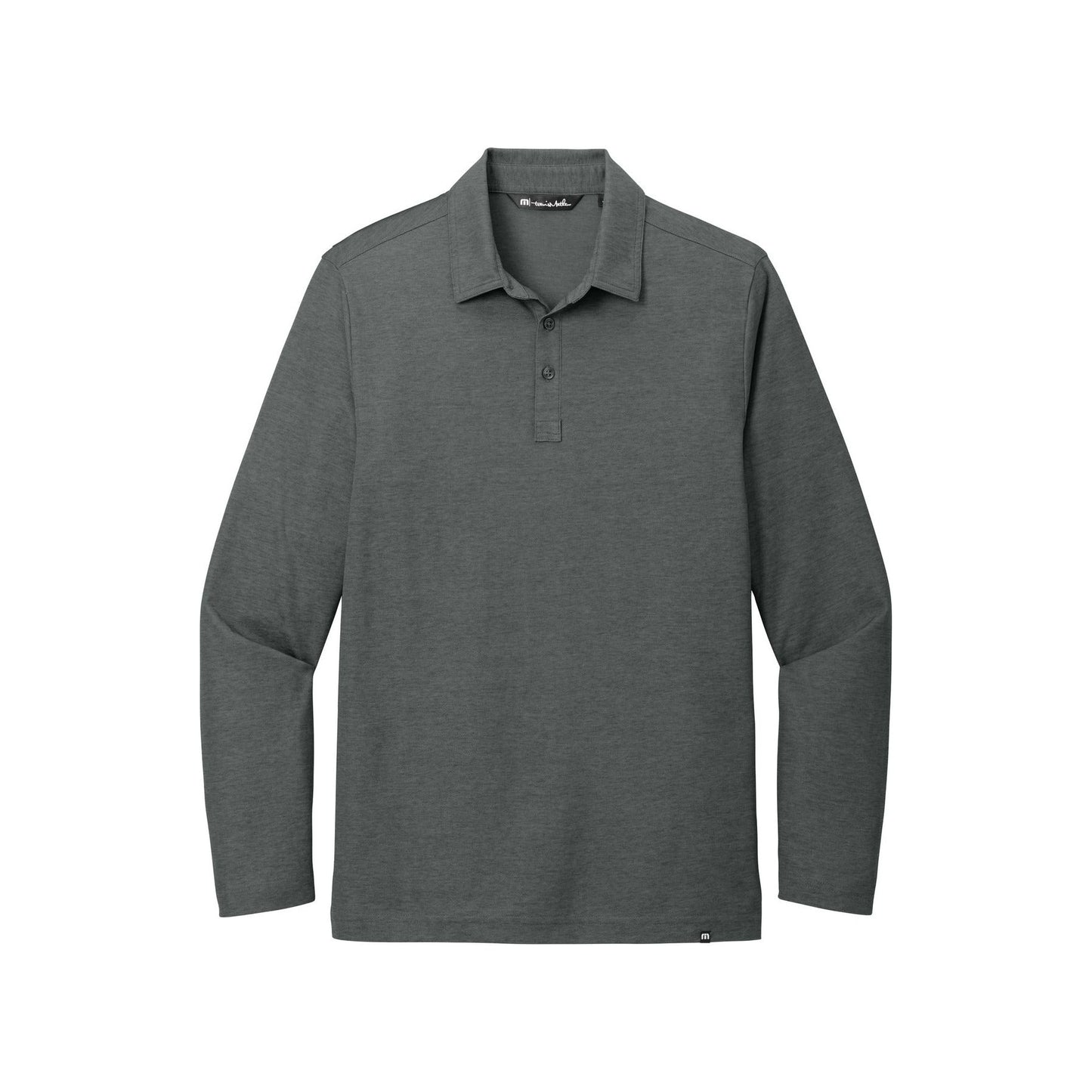 TravisMathew Oceanside Heather Long Sleeve Polo